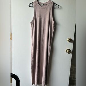 Zara Mauve Sleeveless Maxi Dress